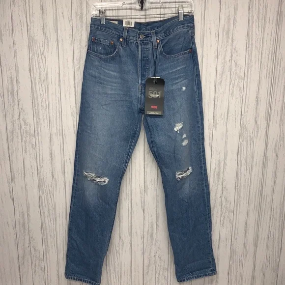 Womens Size 26x30 Levi’s 501 Original Premium High Rise Straight NWT - Picture 1 of 5